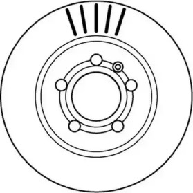 Гальмівний диск задній Audi A3, TT / VW Bora, Golf IV, New Beetle / Seat Leon, Toledo II / Skoda Oct