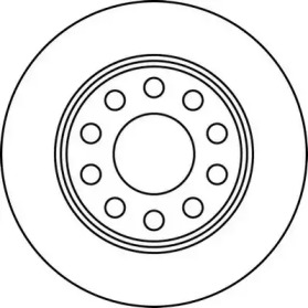 Гальмівний диск задній Audi A4 / Seat Exeo
