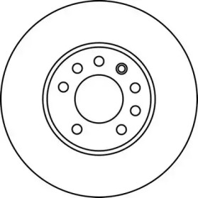 Гальмівний диск передній Opel Signum, Vectra C / Fiat Croma / Saab 9-3 / Lada Nova / Cadillac BLS