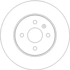 Гальмівний диск задній Opel Astra H, Combo, Meriva