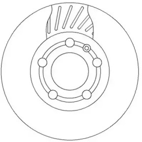 Гальмівний диск передній Fox Van / Skoda Fabia I, II, Roomster