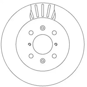 Гальмівний диск передній Opel Agila / Subaru Justy / Suzuki Ignis