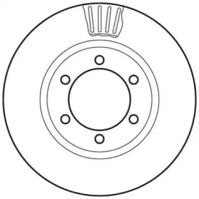 Гальмівний диск передній Toyota Land Cruiser Prado / Lexus GX