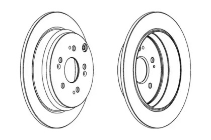 Гальмівний диск передній Audi A4 (B8), A5, Q5