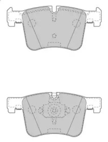 Гальмівні колодки пер. BMW 1/2/3/4/X3/X4 10-