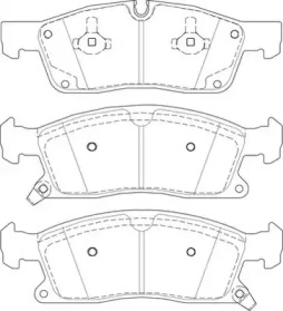 Гальмівні колодки передні Mercedes M-Class, GLE (W166), GLS, GL (X166) / Jeep Grand Cherokee IV