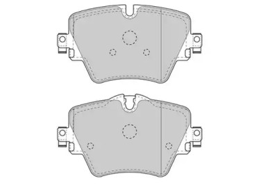 Гальмівні колодки пер. BMW 1 (F40)/5 (G30/F90)/X1 (F48) (TRW)
