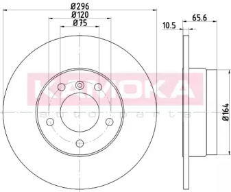 Гальмiвнi диски BMW 1 (E81/E87)/3 (E90/E92) 05-13