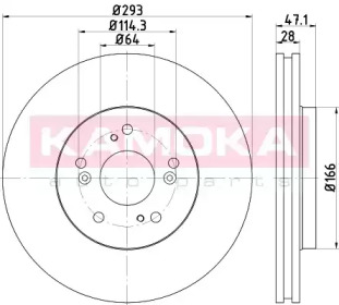 Гальмiвнi диски Honda CR-V III/IV 2.0-2.2D-2.4 07-