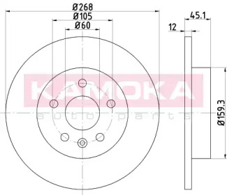 Гальмiвнi диски OPEL ASTRA J 09-