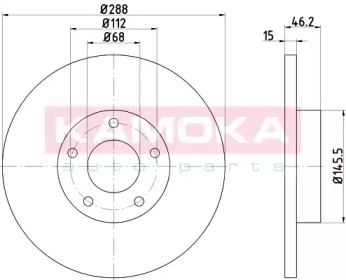 Гальмiвнi диски Audi 100 90-94/A4 95-01/A6 94-97