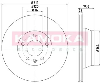 Гальмiвнi диски VW TOUAREG 02-10/MULTIVAN T5 03-/TRANSPORTER T5 03-