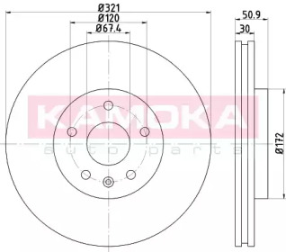 Гальмiвнi диски OPEL INSIGNIA 08-