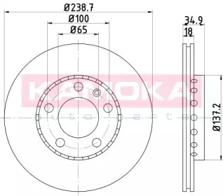 Гальмiвнi диски Skoda Octavia/Fabia/VW Polo 99-