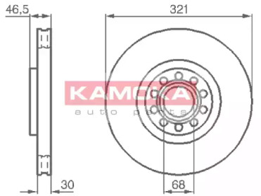 Гальмiвнi диски AUDI A4 97-/A6 97-/SEAT EXEO 09-