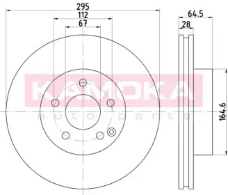 Гальмiвнi диски MERCEDES KLASA C (W204) 07-/KLASA E (W212) 09-