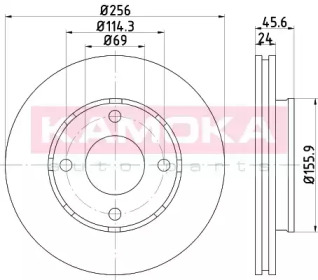 Гальмiвнi диски MITSUBISHI COLT VI 04-/SMART FORFOUR 04-