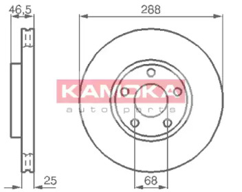 Гальмiвнi диски Audi A4/A6/VW Passat 95-08/Skoda Superb 02-08