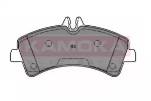 Гальмiвнi колодки дисковi MERCEDES SPRINTER 06-/VW CRAFTER 06-/ 3T/3.5T