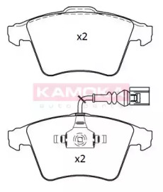 Гальмiвнi колодки дисковi VW TOUAREG 02-10