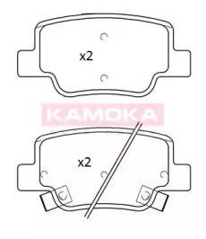 Гальмiвнi колодки дисковi TOYOTA VERSO 09-