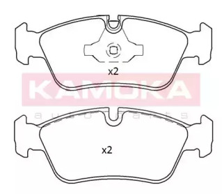 Гальмiвнi колодки дисковi BMW 1(E81/E87) 03-12/3 (E90) 05-11