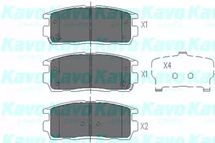 Гальмівні колодки зад. Chevrolet Captiva 06- (akebono)