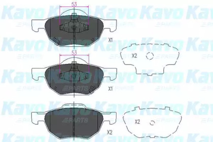 Гальмівні колодки пер. Honda Accord VIII 2.0-2.4 03-