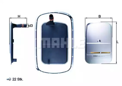 Фільтр АКПП BMW E39/E46 (5L50E/5L40E)