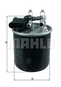 Фільтр паливний MB 180-300 CDI BlueTEC 08- (вир-во KNECHT-MAHLE)