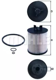 KX 86/1 D Knecht Фильтр топливный