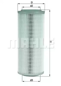 LX 855 - KNECHT Фильтр возд.