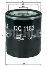 Фільтр масляний двигуна MAZDA 3, 6 1.5-2.2 D, 1.8-2.0 MZR 02- (вир-во KNECHT-MAHLE)