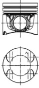 Поршень M9R Ø84,5mm OPEL/RENAULT/NISSAN