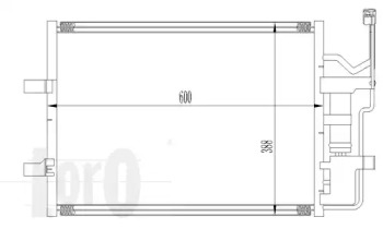 Радіатор кондиціонера MAZDA 3(BK)/5(CR) 1.8 i 16V 03-
