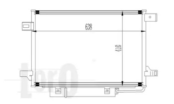 Радіатор кондиціонера W169/W245 04-12