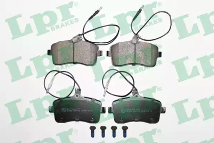 Комплект гальмівних колодок з 4 шт. дисків