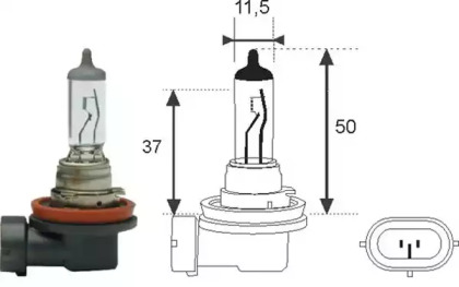 H8 12 Лампа розжарювання (H8 12V 35W)