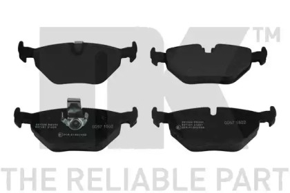 Тормозные колодки задние (17.0mm) BMW 520/523/528/525TDS (E39) 95- (ATE)