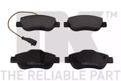 Колодки гальмiвнi переднi Fiat 500 Ford Ka 1.2/1.3D 07.07-
