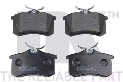Гальмівні колодки дискові зад. Citroen/Peugeot/Renault/VAG (17mm)