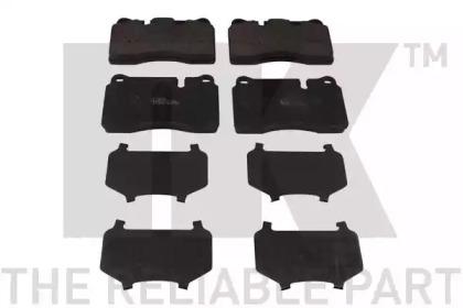Гальмівні колодки дискові перед. Land Rover Range Rover III/Sport 3.6Td/4.2 02.05- VW Touareg I /Touareg II 04-