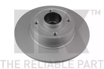 (Coated) Диск гальмівний задній (з підшипником) Renault Clio 08-/Megane II/Modus 11.02-