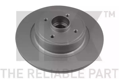 (Coated) Диск гальмівний задній (з підшипником)Renault Scenic/Grand Scenic 2004- 274mm +ABS