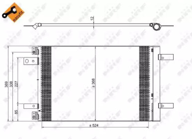 Радіатор кондиціонера C4 Picasso II, Jumpy, Peugeot 3008 Suv,308 Sw II, 5008, 5008 II, Expert 1.2-2.0D 02.13-