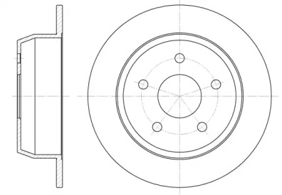 REMSA JEEP диск гальмівний Grand Cherokee 99-