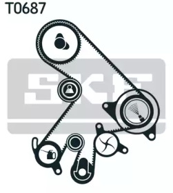 Комплект ГРМ (ремінь + ролик + водяний насос) TOYOTA AVENSIS, AVENSIS VERSO, COROLLA, COROLLA VERSO, PREVIA II, RAV 4 II 2.0D 09.97-03.09
