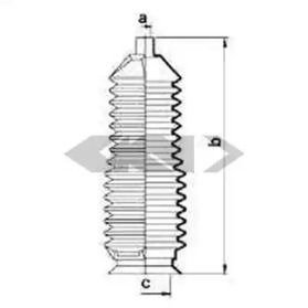 Пильовик рульового механізма