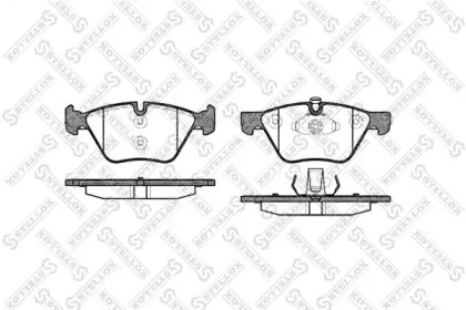 Колодки гальмівні дискові передні STELLOX BMW 3 (E90) 205-2011, BMW 5 (E60) 2003-2010, BMW X1 (E84) 2009-, BMW Z4 (E89) 2009-