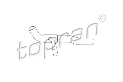 Патрубок системи охолодження VW Golf II 1.6TD 88-93